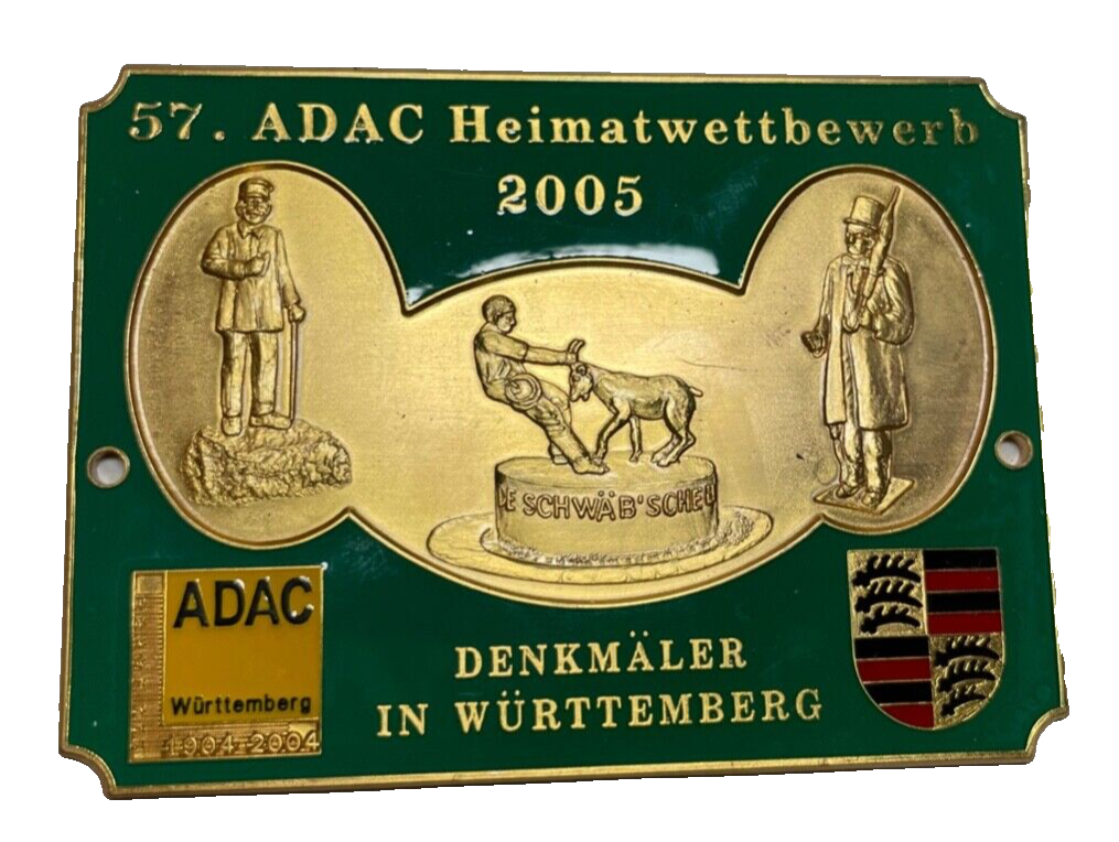 57. ADAC Heimatwettbewerb Württemberg 2005 Automobil Auto Plakette Car Badge0
