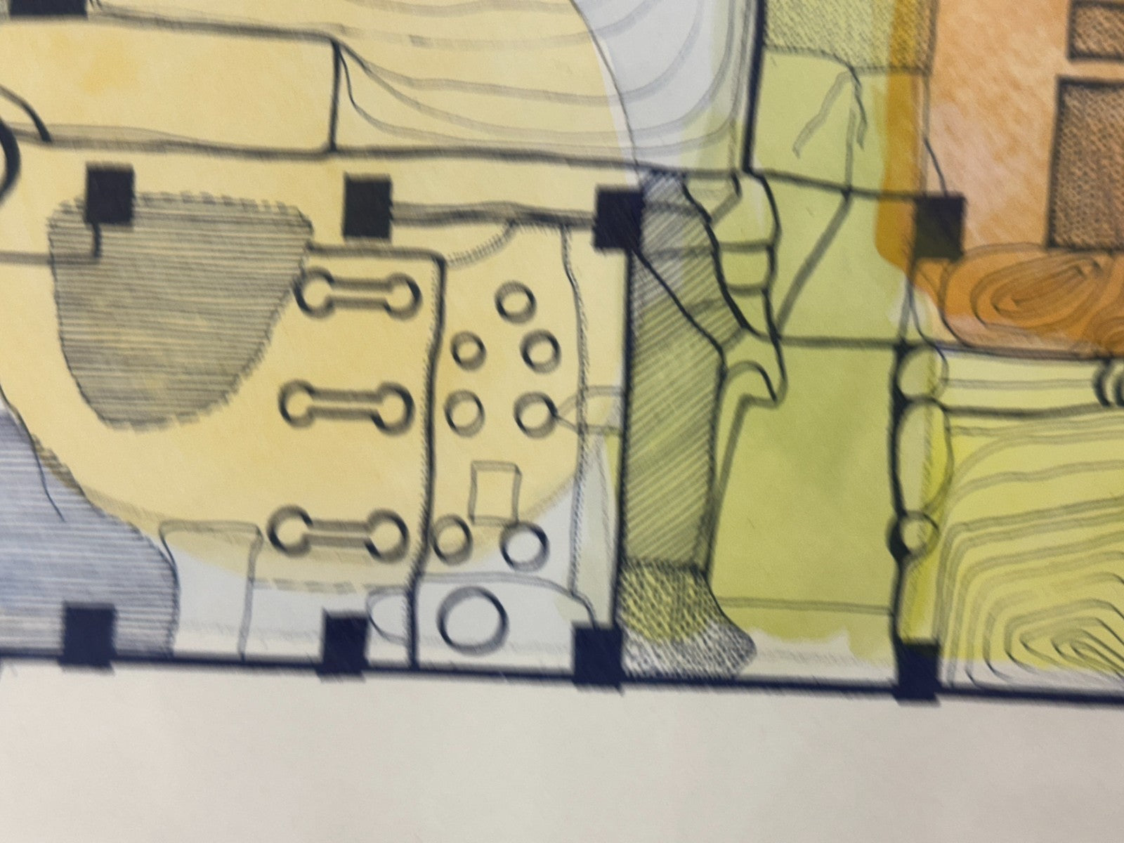 Frauke Schlitz – „Mappa“, 2007 - kolorierte Lithografie - signiert & nummeriert8