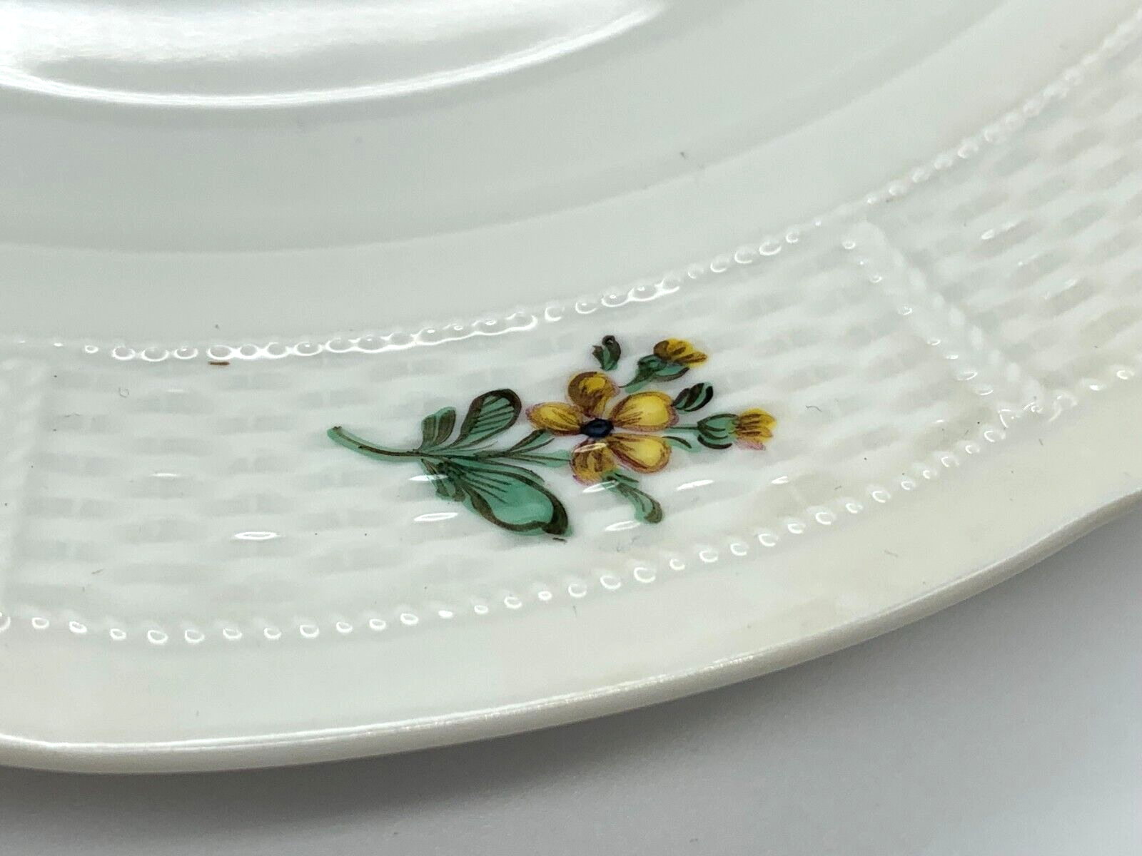 Nymphenburg - Porzellan Teller - Blumenbukett - ca 1920/30 - Streublumen Bukett7