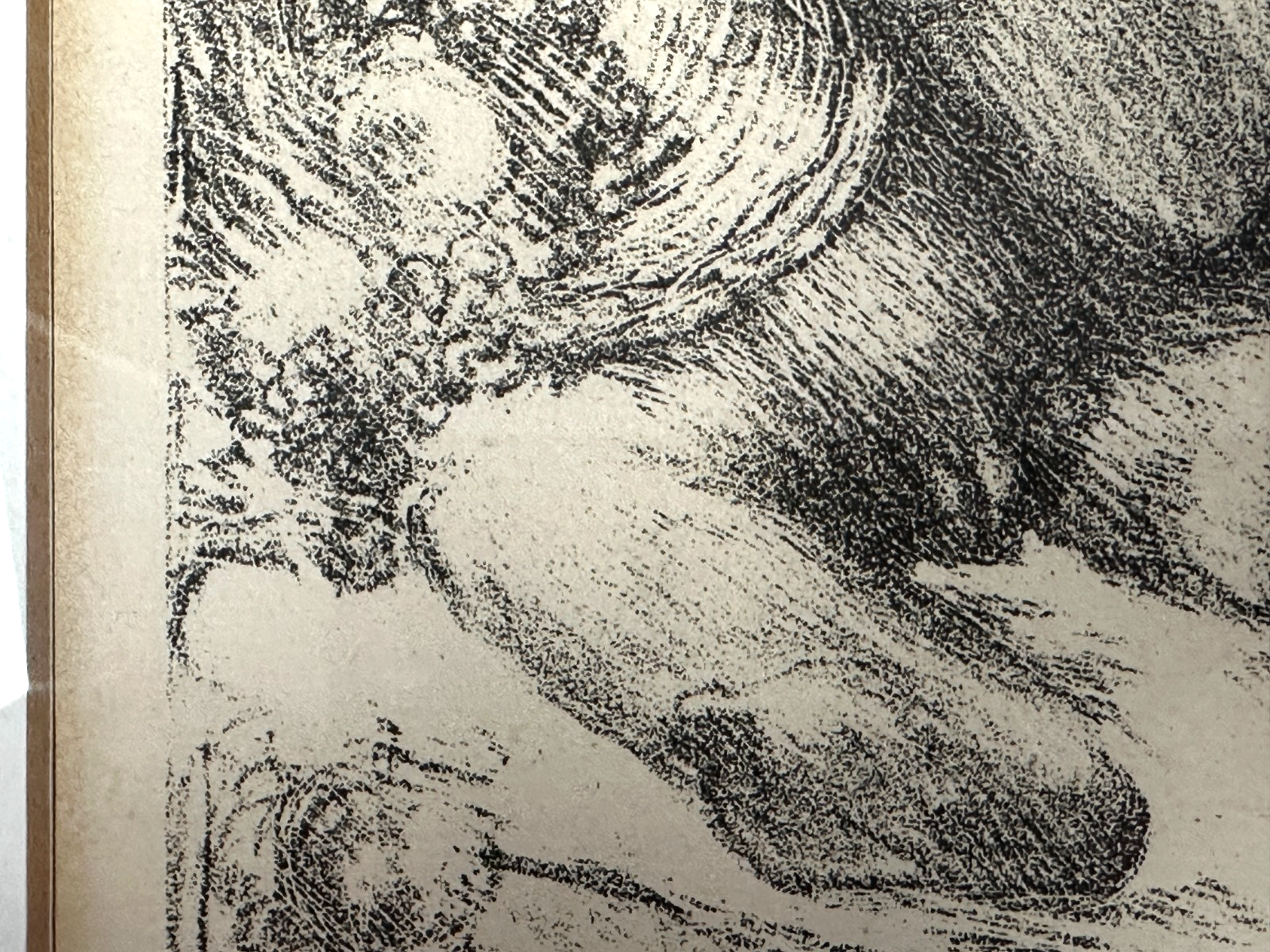 Charles Haslewood Shannon - Lithografie - „An Intruder“ - um 1900 - gerahmt4