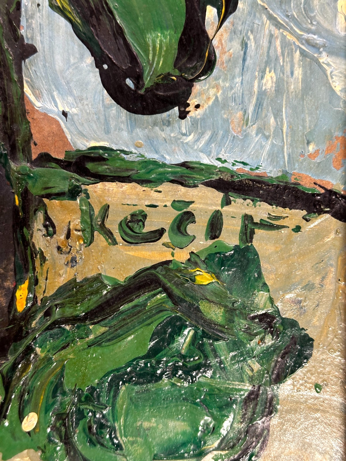 Bohumil Samuel Kečíř – Stillleben in pastoser Malweise - Öl auf Karton - Sign.5
