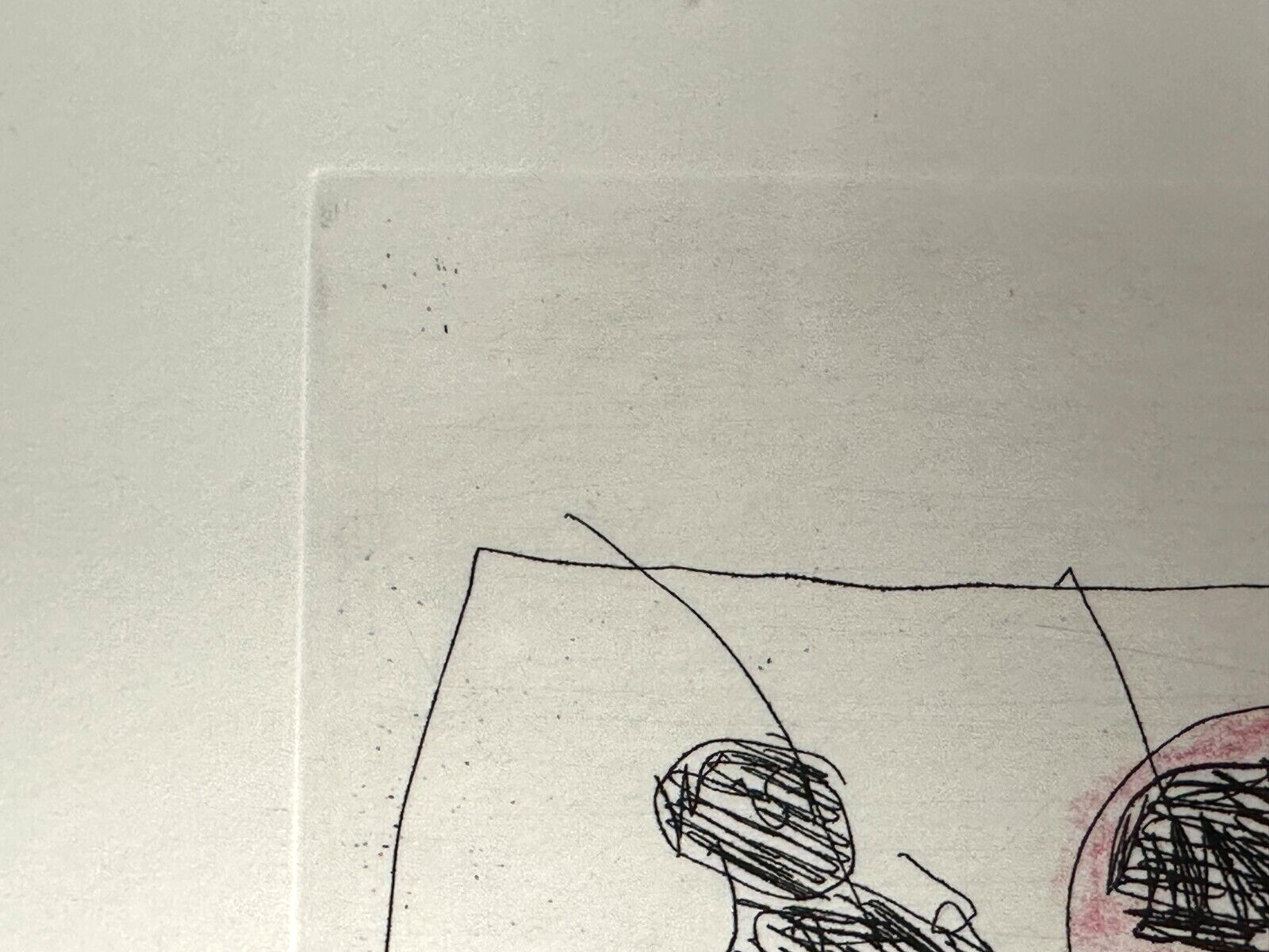 Franz Kernbeis - Radierung - mit Pastell koloriert - 1998 - Untitled - num. sig3