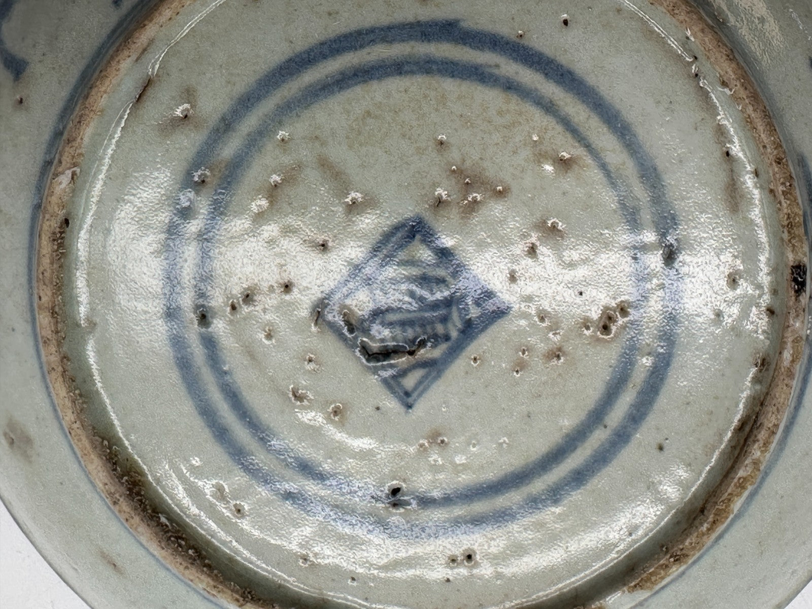 japanische Arita-Porzellan-Schale - Blau-Weiß, späte Edo - bis frühe Meiji Zeit7