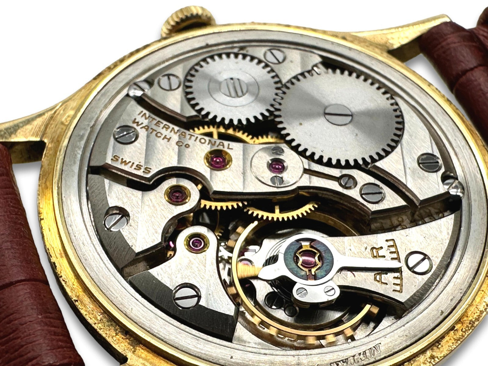 IWC Schaffhausen - Herrenuhr Aufzug - Cal. 86 - Bj 1948/49 - 18ct 750er Gold15