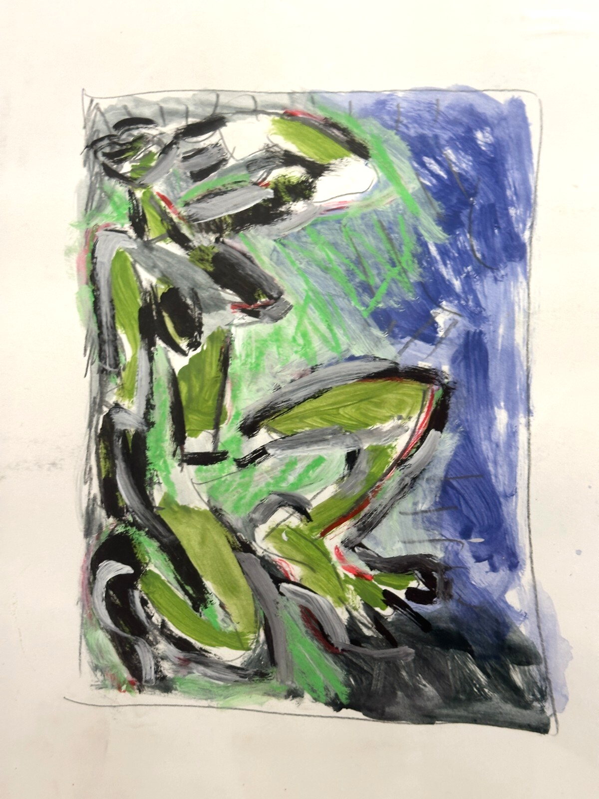 Ursula von Gierke (UvG) - 1982 – Transformation, 6-teilige Komposition signiert2