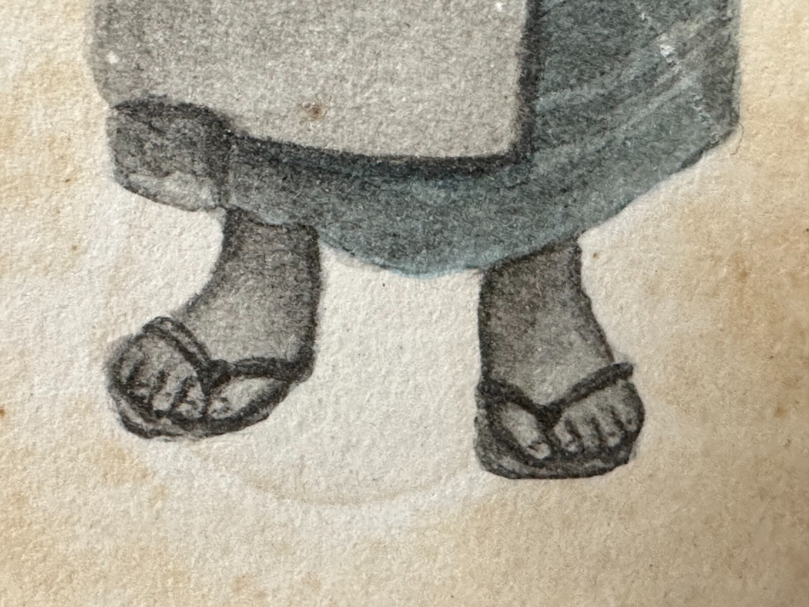 George Chinnery 1774 - 1852 - Chinesische Mutter mit Kind - Wasserfarben - RAR7