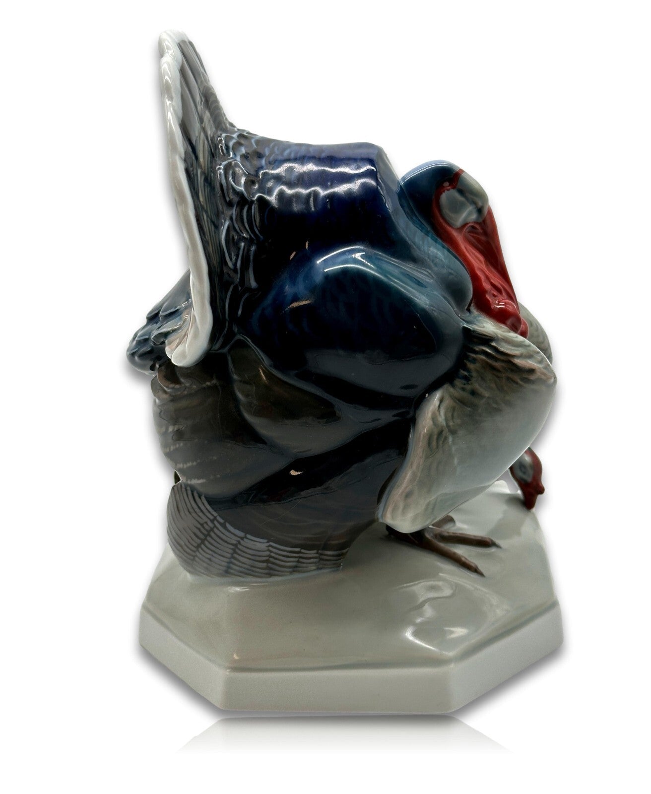 Rosenthal - Porzellan Figur - Hulda Krebs-Himmelstoss - Truthahngruppe ca. 19207