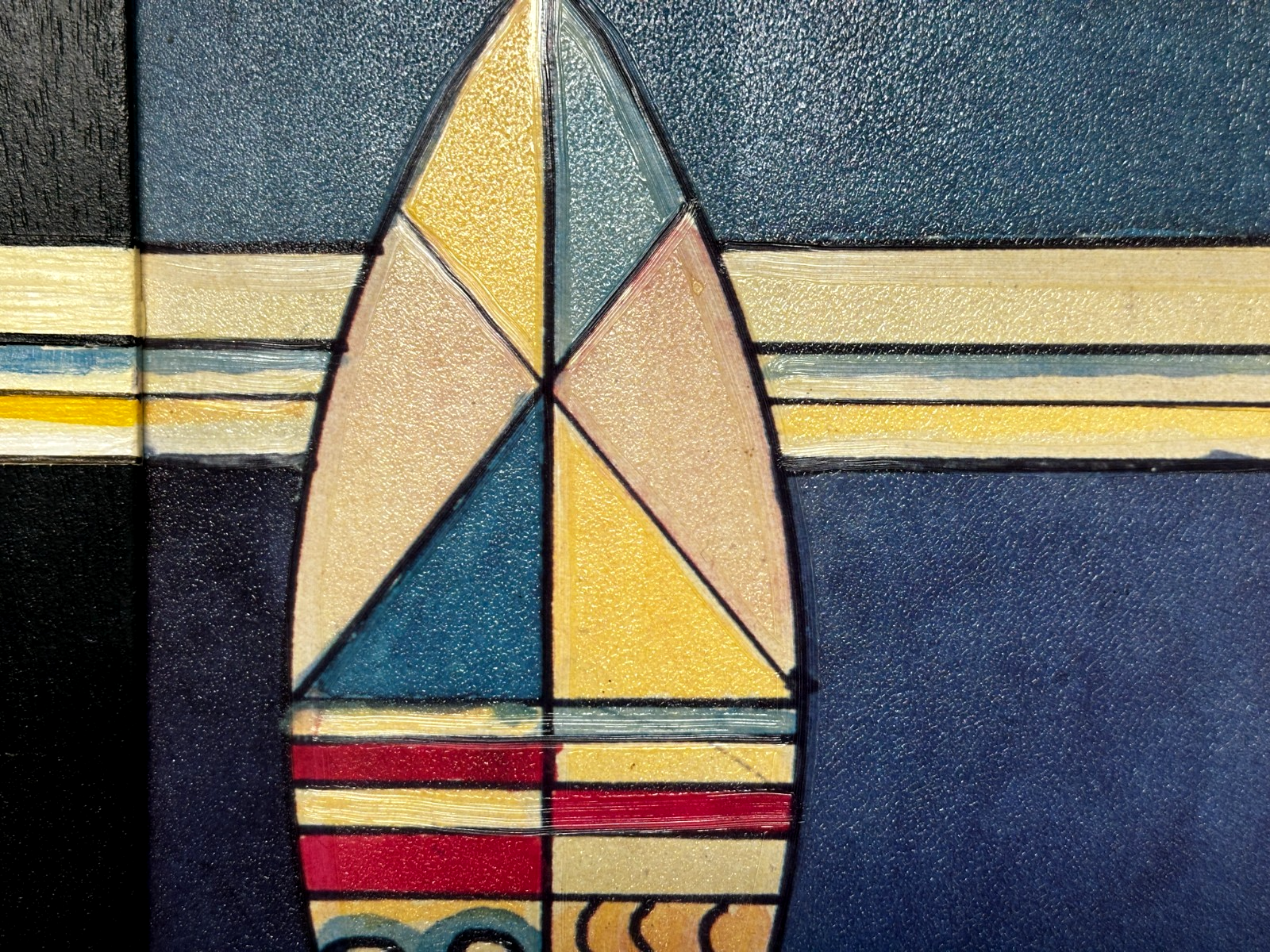 Wassily Kandinsky – La Grande Torre Di Kiev - Öl auf Hartfaser - signiert6