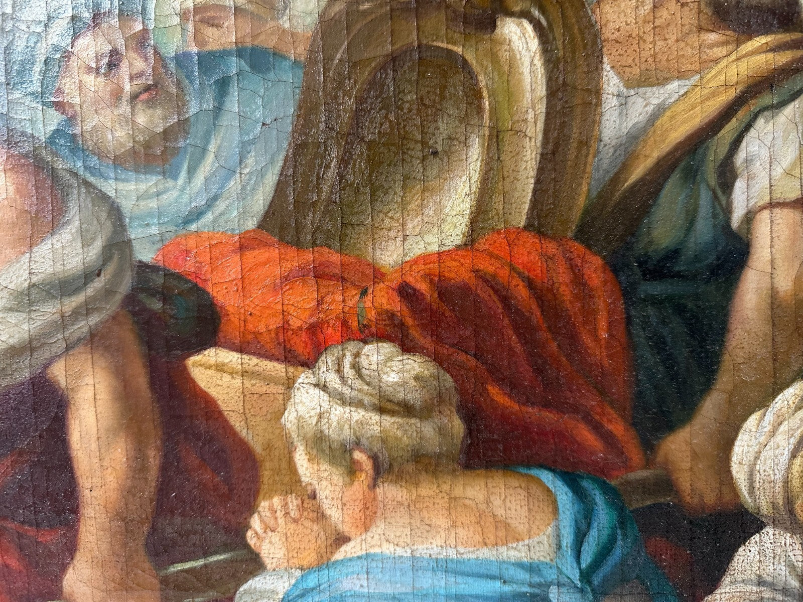 Öl auf Leinwand - Luca Giordano - Psyche abbandonata sulla in cima alla rupe9