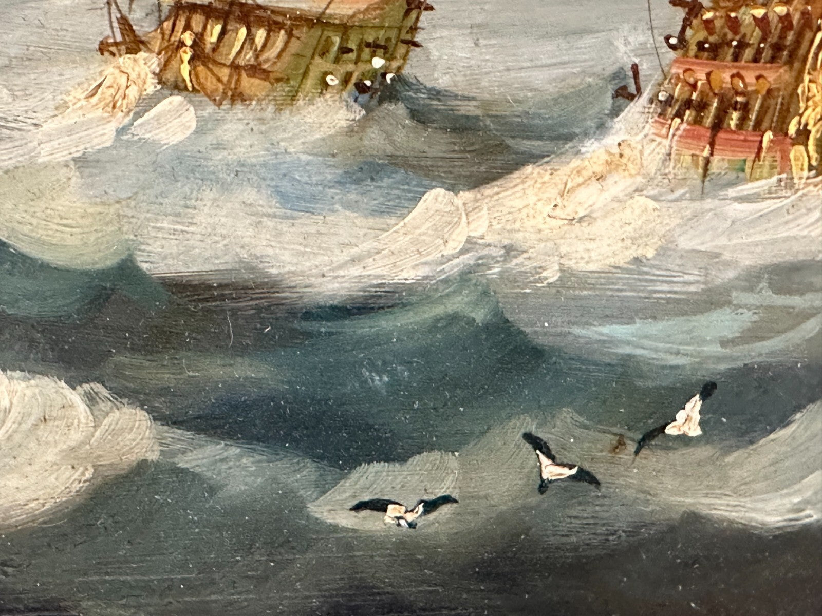 van Hamm - maritime Malerei - Öl auf Platte - gerahmt - El Gran Grífon7