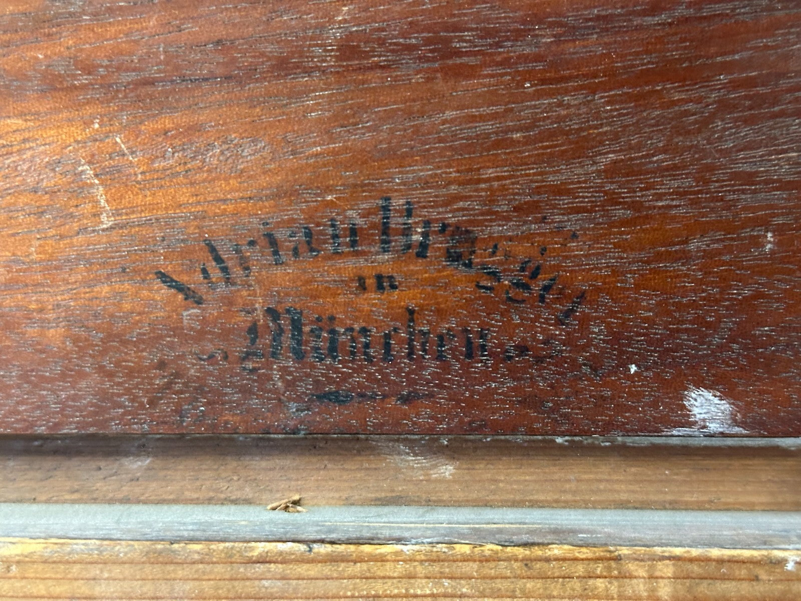 Öl auf Holzplatte - Blick auf Rotterdam um 1890/1900 - Gustav Schönleber - sign.16