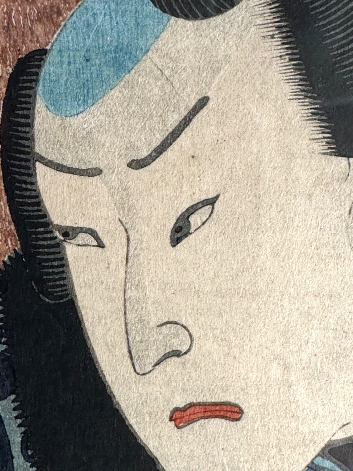 Utagawa Kunisada I 1786-1864 - farbiger Holzschnitt - Actor Nakamura Fukusuke4