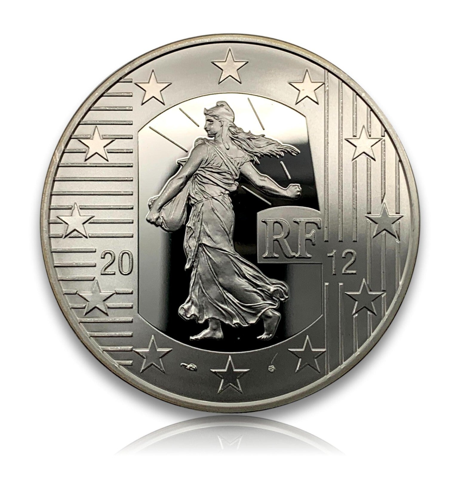 Frankreich - 10 Euro € - 2012 - 10 Jahre Euro - 900er Silber - in Kapsel1