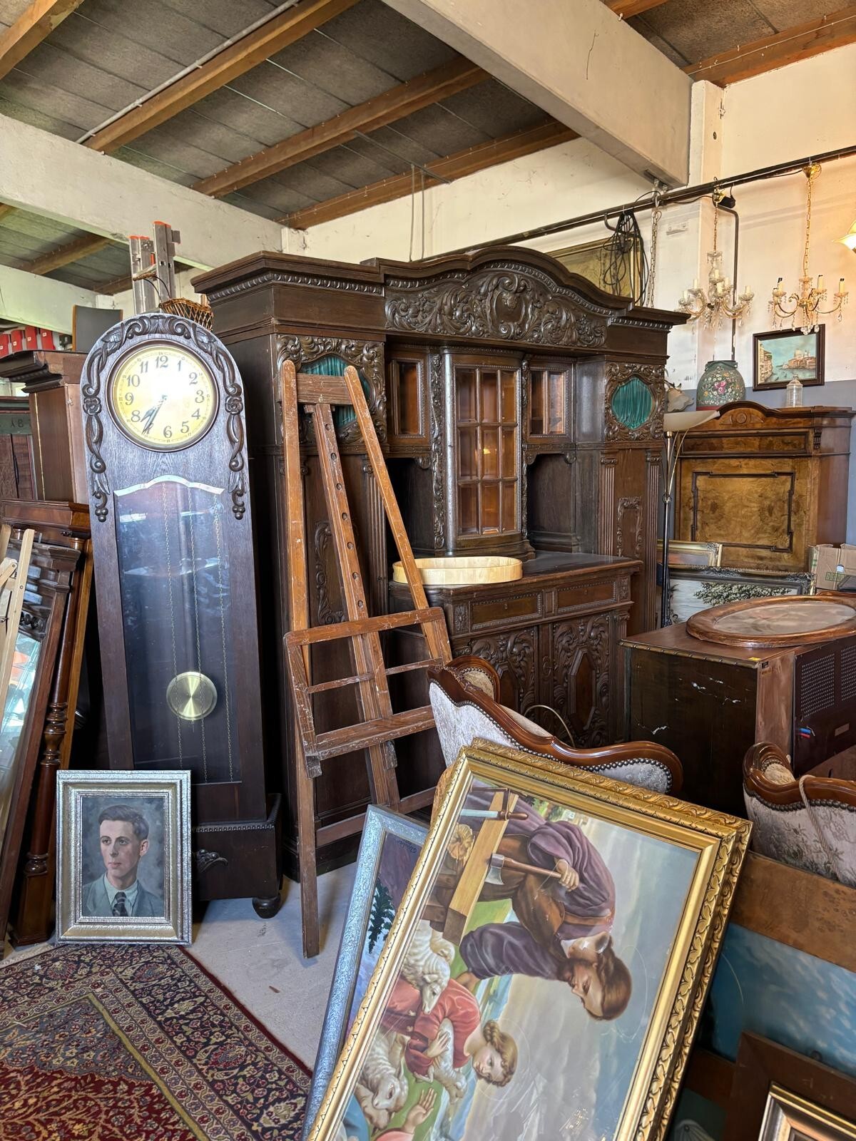 Geschäftsauflösung kompletter Antiquitätenladen Biedermeier Jugendstil Art deco23