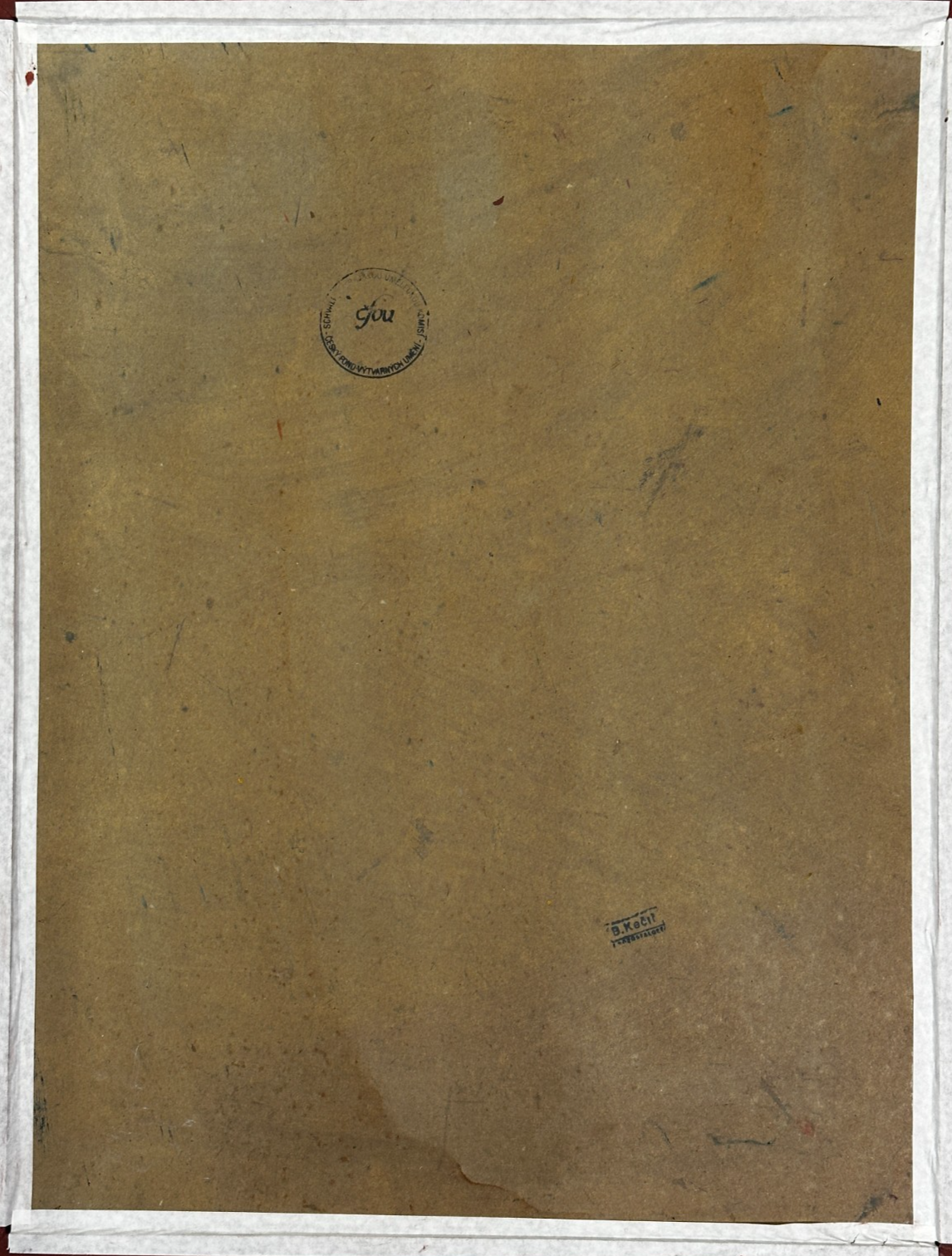 Bohumil Samuel Kečíř (1904–1987) – Modernes Stillleben mit Kerzenleuchter - sig.10