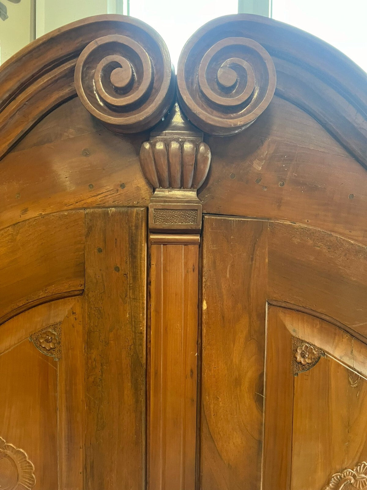 barocker Bodensee Schrank Kleiderschrank Hallenschrank - um 1800 - Kirschholz2
