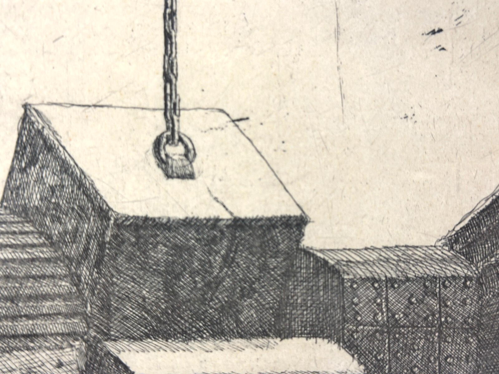Peter Ackermann 1934-2007 - Radierung - Mitte der Landschaft 1968 - E.A Ausgabe3