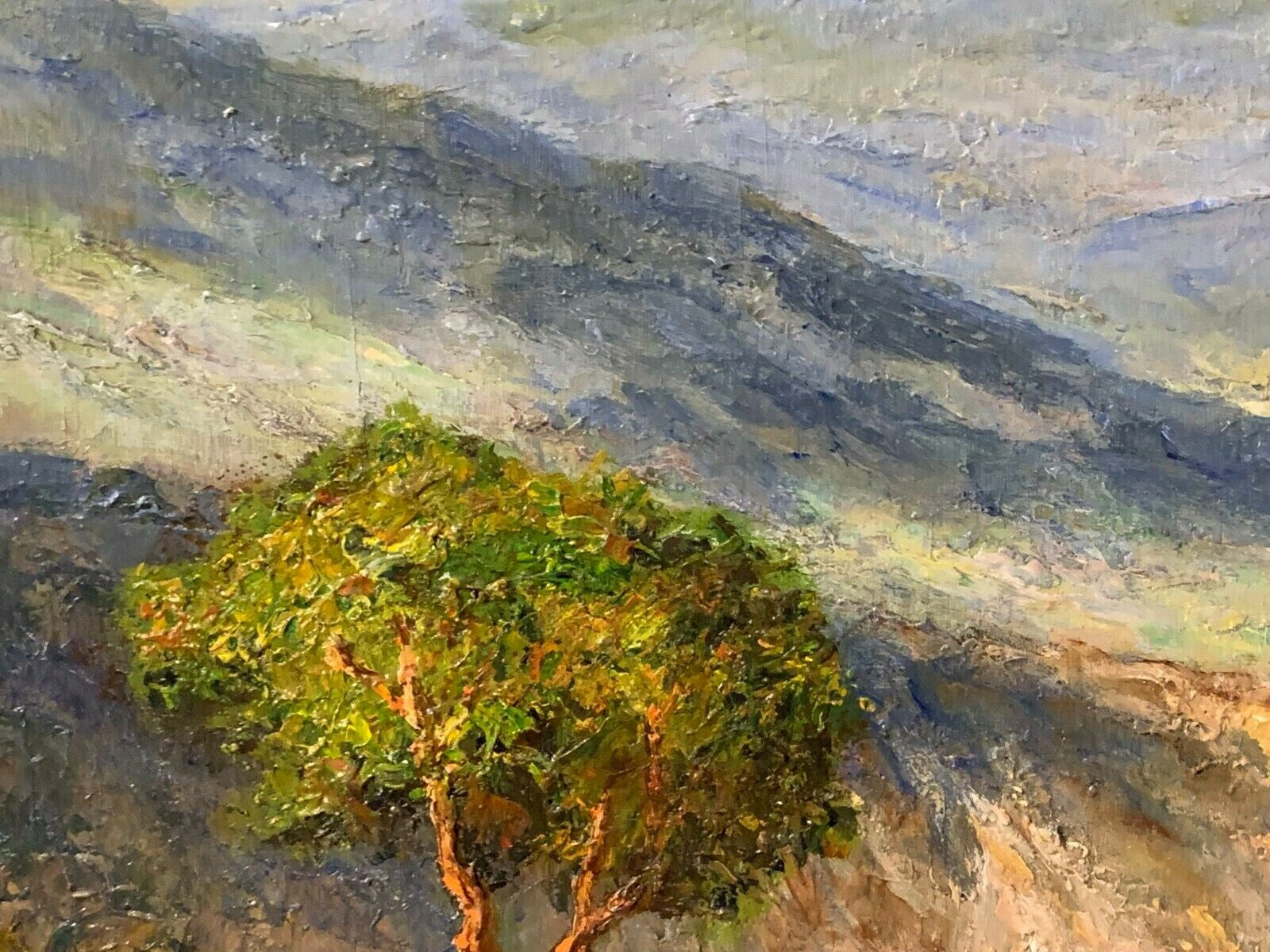 Wolfgang Heinz Unger *1929 - Wanderrast - Öl auf Holzplatte - gerahmt - signiert3