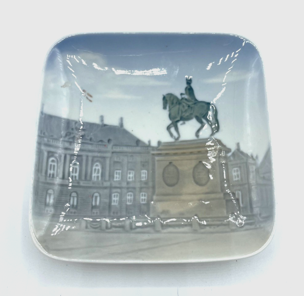 Vintage Royal Copenhagen Porzellan Plate Schälchen Amalienborg Schloss Ansicht0