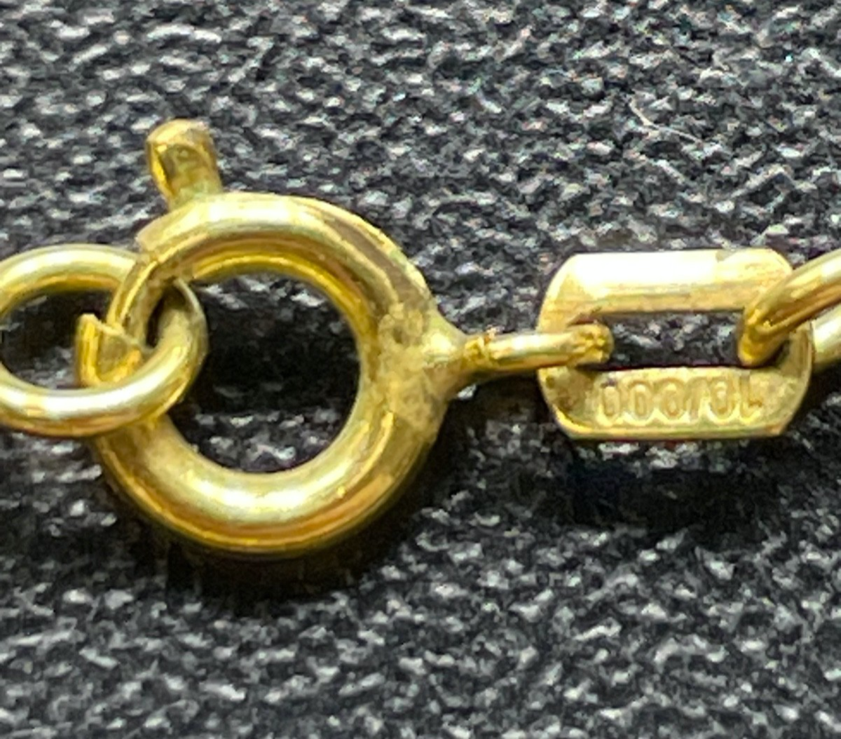 Klassische Kordelkette Golddouble 10/000 L 41 cm B 3,5 mm ohne Abrieb top gepfl3