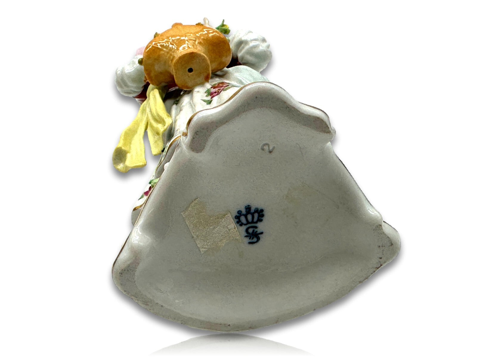 Sitzendorfer Porzellanmanufaktur - Dame mit Blumenkorb - Rokoko Porzellanfigur16