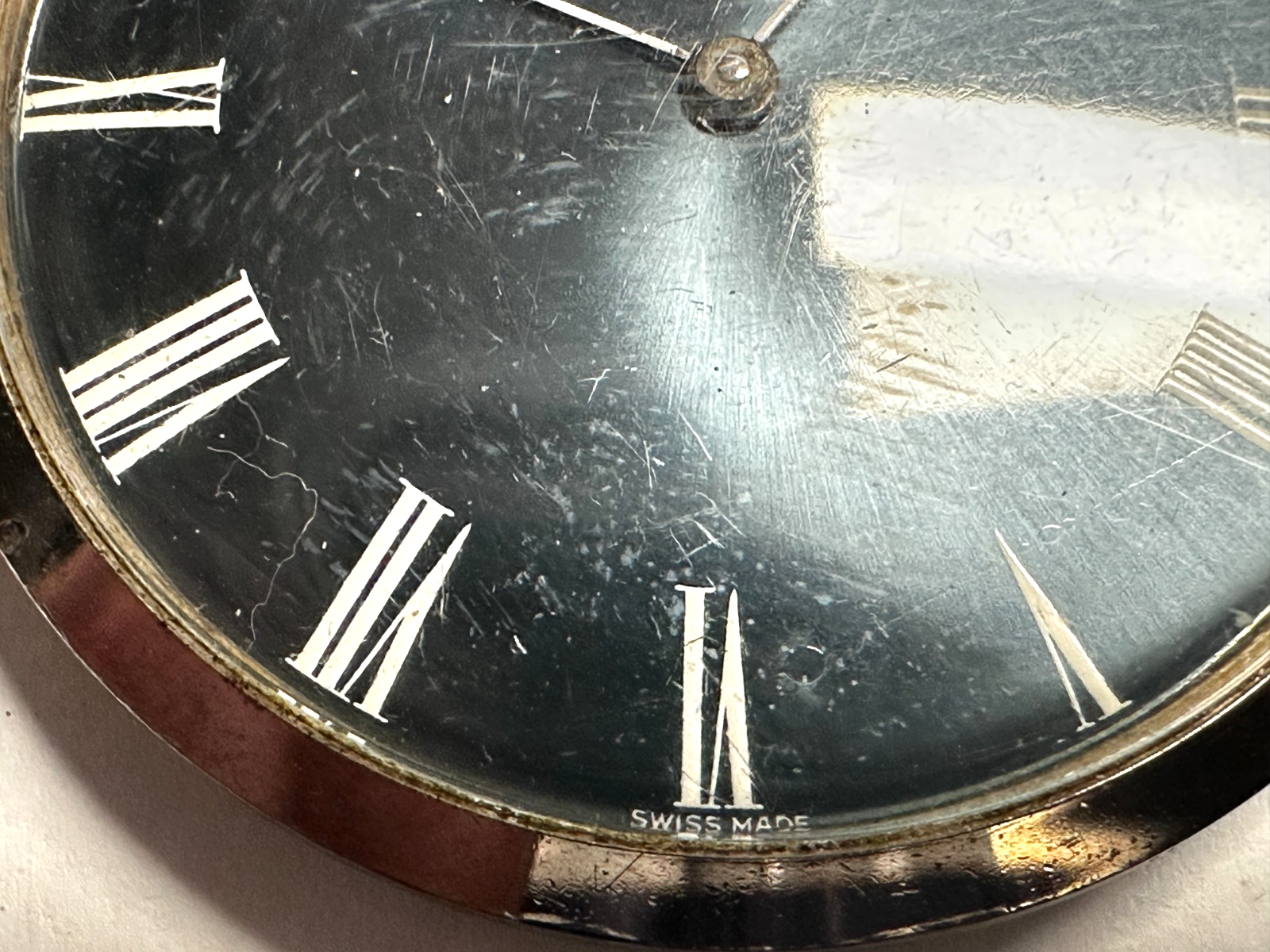 Favre-Leuba Geneve - Schweiz - Taschenuhr - römische Ziffern - Uhrwerk läuft4