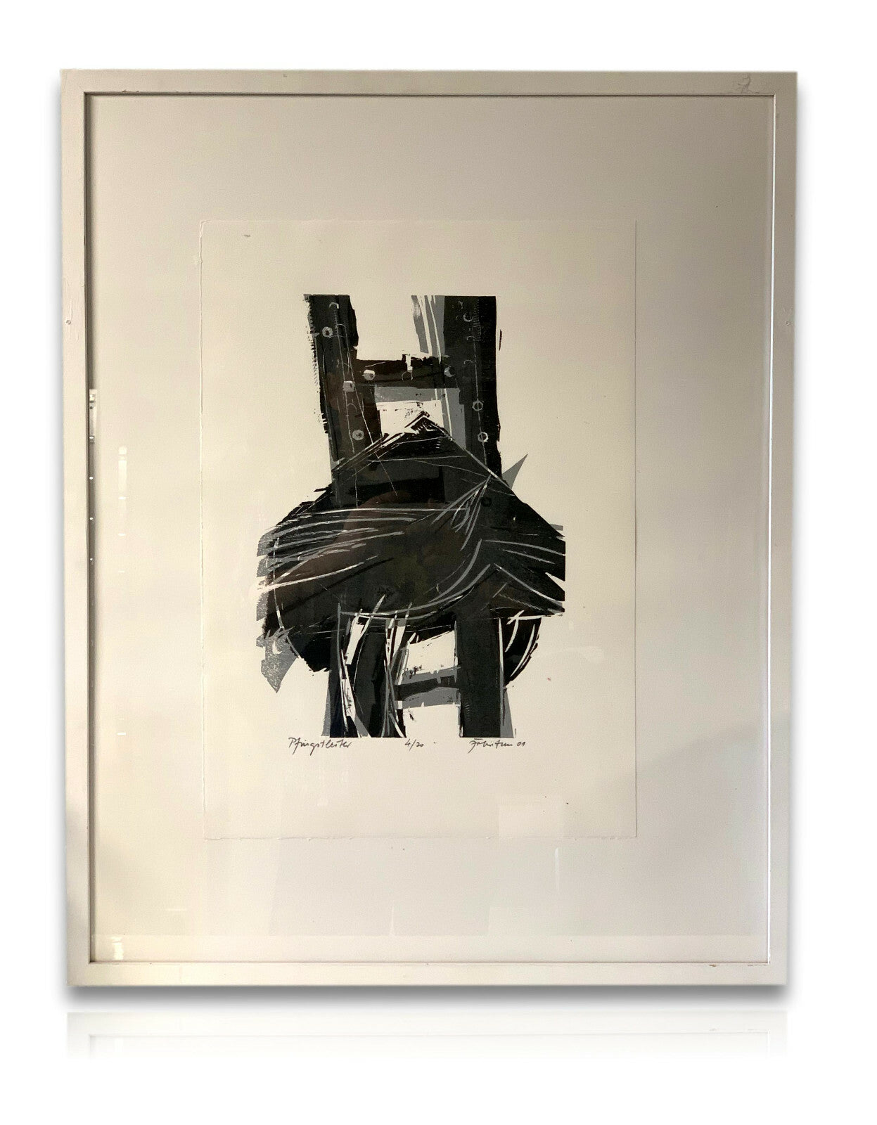 Gerd Fabritius - Farbserigraphie - Pfingstleiter - signiert - limitiert gerahmt0
