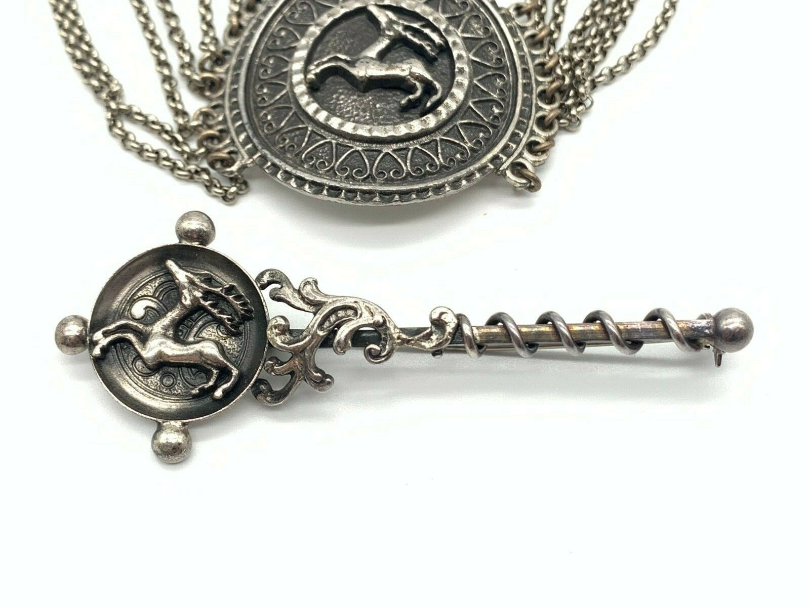 Trachtenschmuck - Collier mit Brosche - Silber 925 - BAS Blachian Antik-Schmuck3