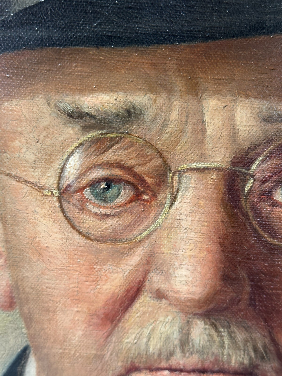 G. Reinhardt - Öl auf Leinwand - Porträt Schriftsteller Karl Wagenfeld signiert3