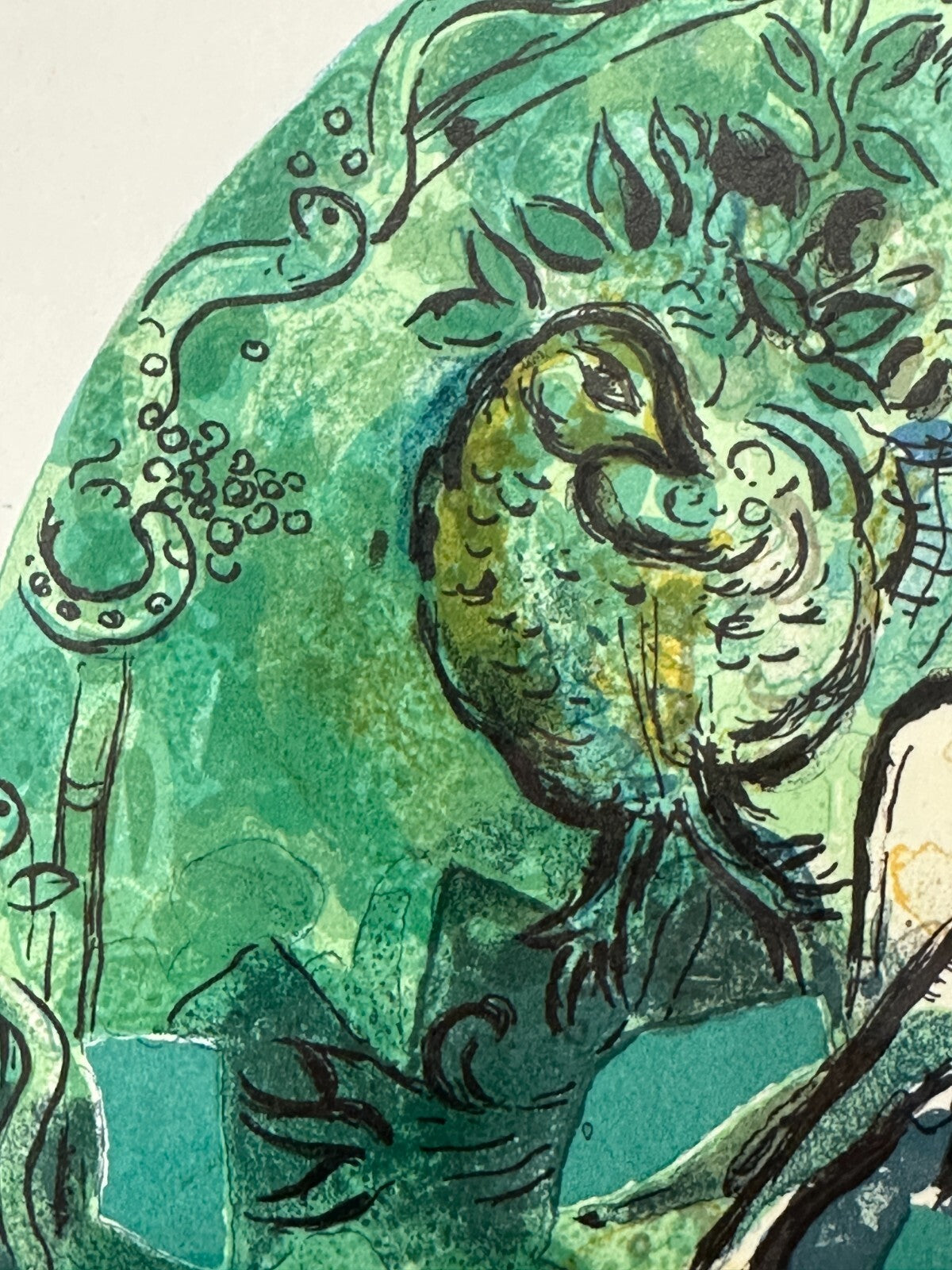 Marc Chagall 1887-1985 - Farblithographie - "La Tribu d' Issachar" - Zertifikat5