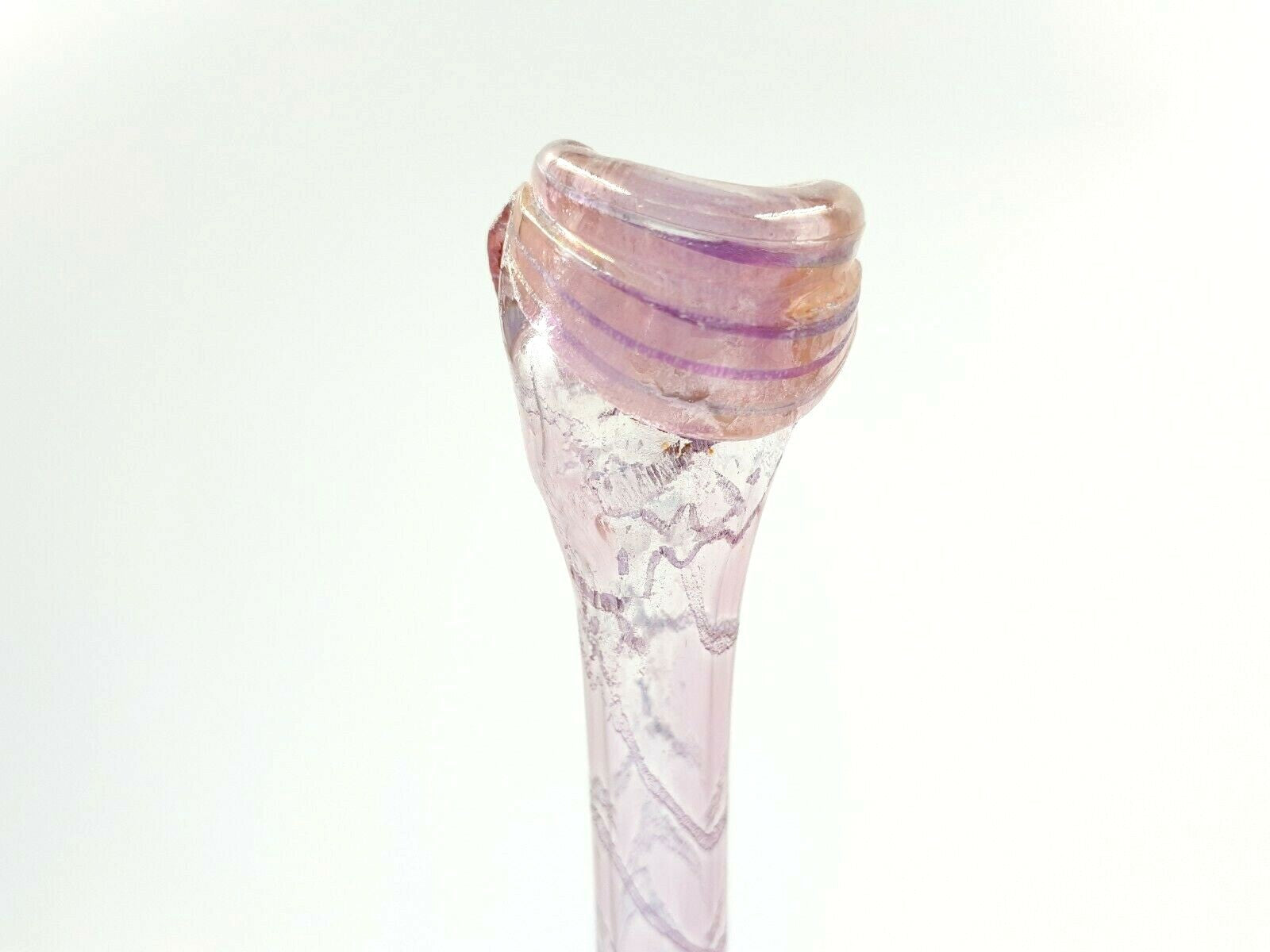 Cobra Vase - Design Heiner Düsterhaus für Vera Walther Studioglas - signiert 8
