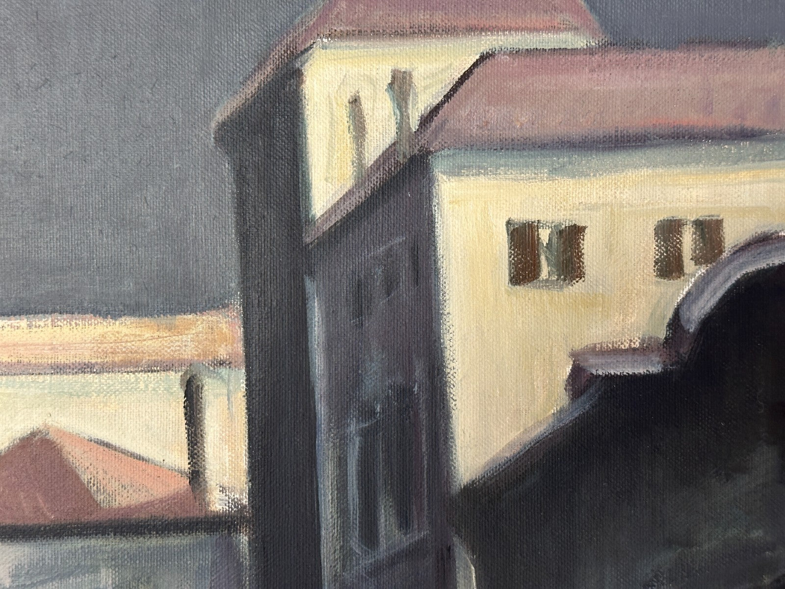 Franz Probst - Titel: In Venedig - Öl auf Leinw. sign. 1987 - sehr guter Zustand7