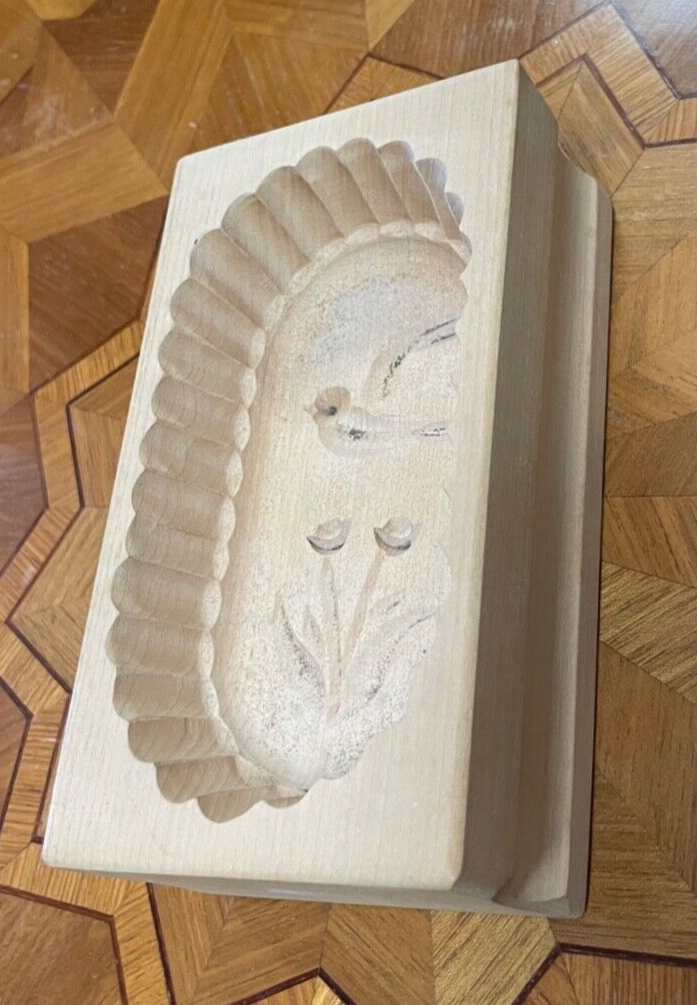 Dachbodenfund alte Model Buttermodel Butterstempel aus Holz Handarbeit gepflegt7