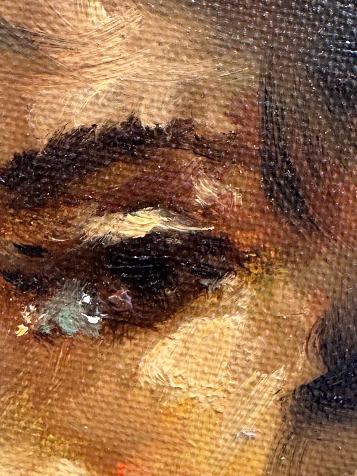 Ausdrucksstarkes Ölgemälde – Mädchen mit Krug/Amphore – signiert - gerahmt3