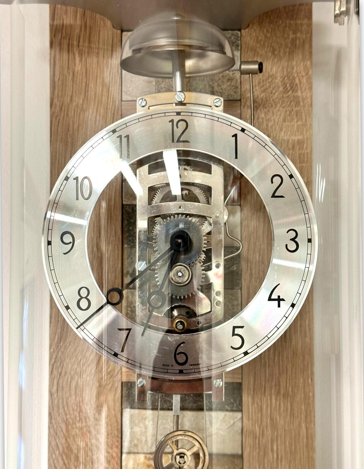 AMS - 2724 - Regulateur Regulator mit Pendel - mechanisch - Holz Sonoma Optik1