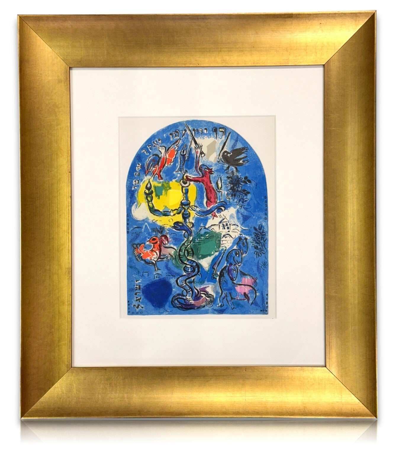 Marc Chagall 1887-1985 - Farblithographie - "La Tribu de Dan" - Zertifikat0