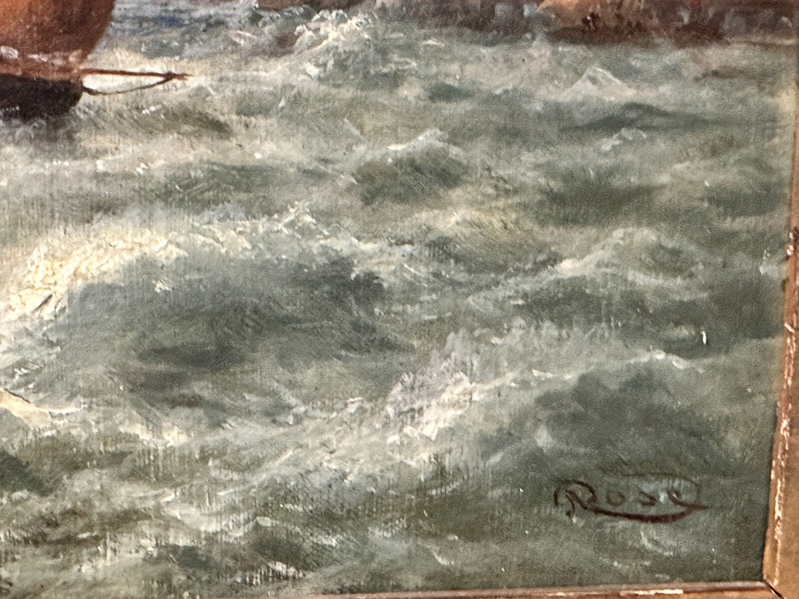 Ölgemälde - Öl auf Leinwand - Karl Julius ROSE 1828-1911 - gerahmt - signiert6