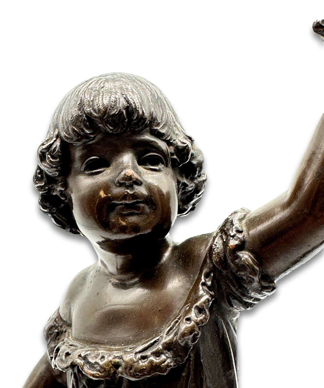 Alois Mayer - Kinderfiguren Paar - 28cm - Metallguss patiniert - signiert5