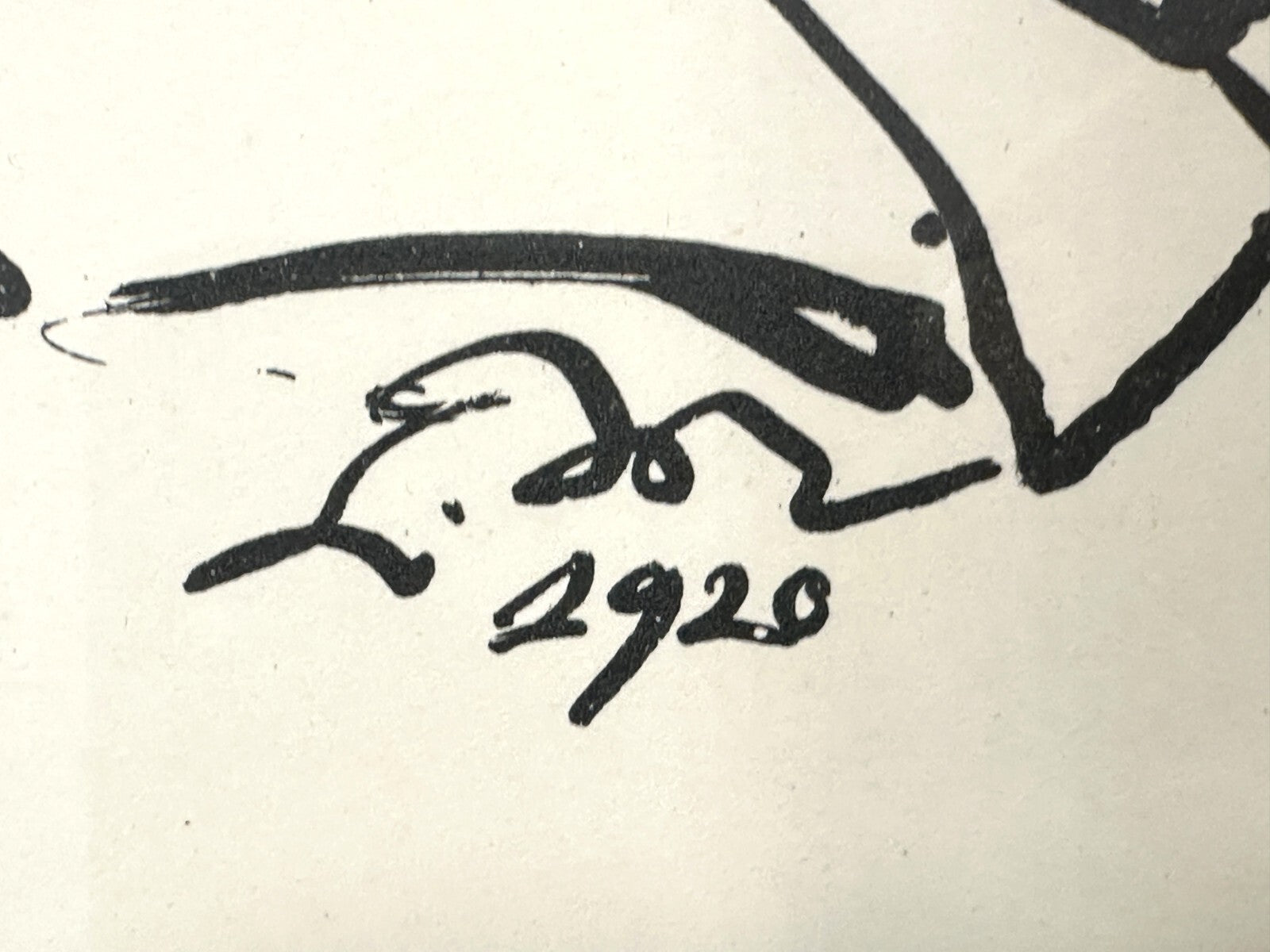 Ludwig Meidner (1884–1966) - Original-Lithografie 1920 - Selbstbildnis - gerahmt5