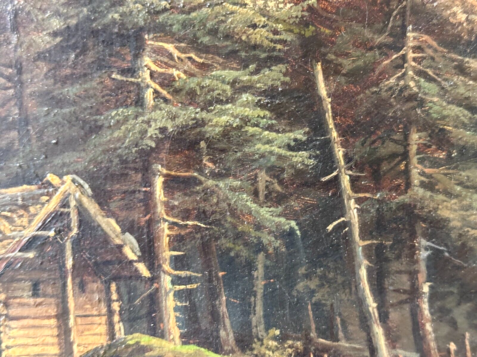 Öl auf Leinwand - Georg Emil Libert 1820-1908 - Berglandschaft 1877 - sign. dat.5