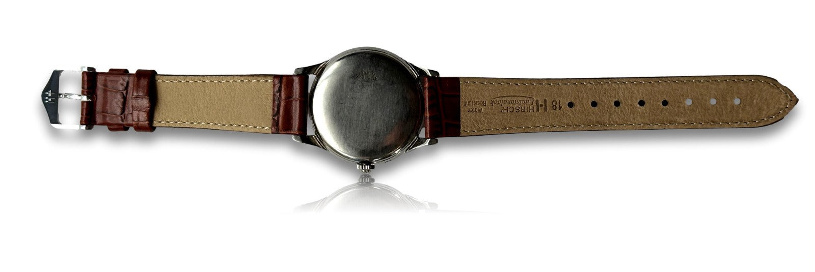 Leonidas Uhr - Mondphase Day-Date - Pointer Date - Stahl - 35,5mm - ca. 1950er8