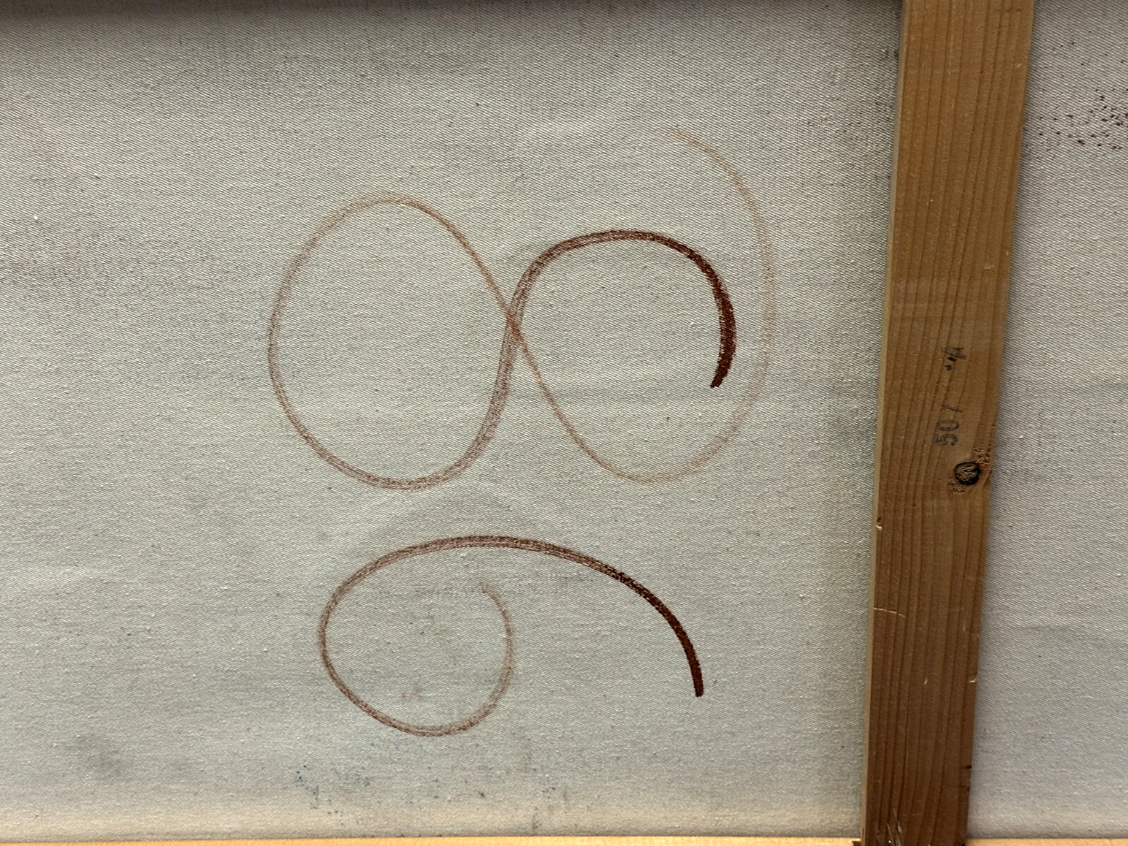 Ulla von Gierke (UvG) - 1986 – Abstrakte Komposition - Acryl auf Leinwand - sig10