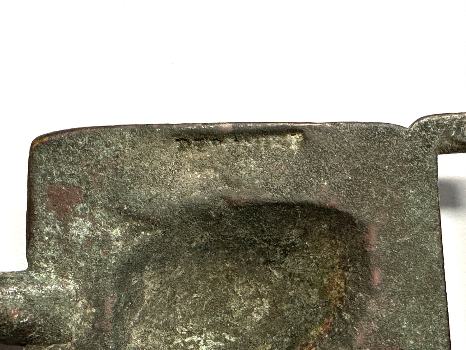 Zunft Gürtelhaken Fleischer/Metzger - Ochsenkopf - Messing/Bronze - um 1907