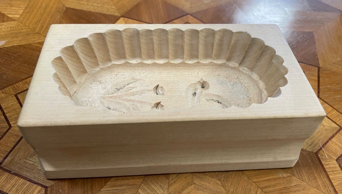 Dachbodenfund alte Model Buttermodel Butterstempel aus Holz Handarbeit gepflegt2