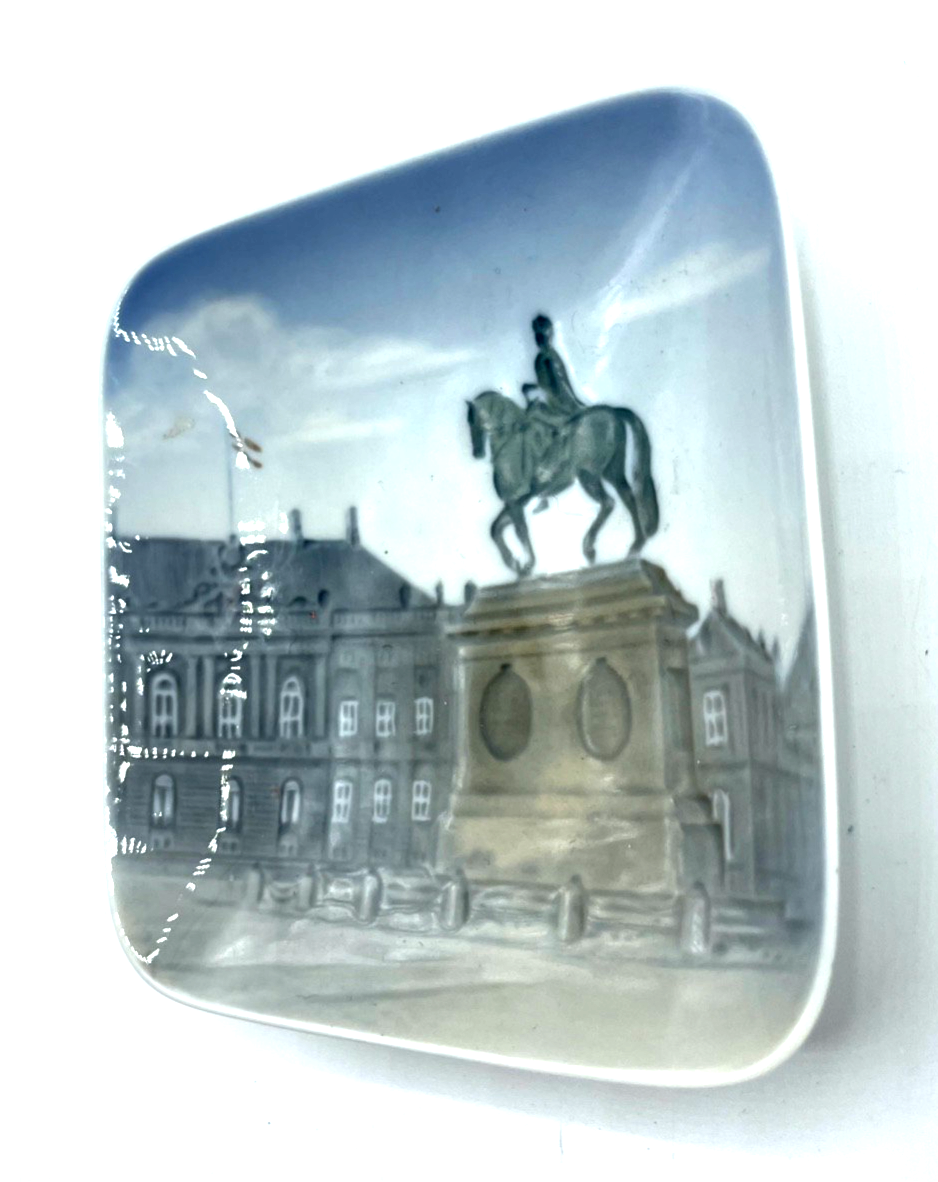 Vintage Royal Copenhagen Porzellan Plate Schälchen Amalienborg Schloss Ansicht3