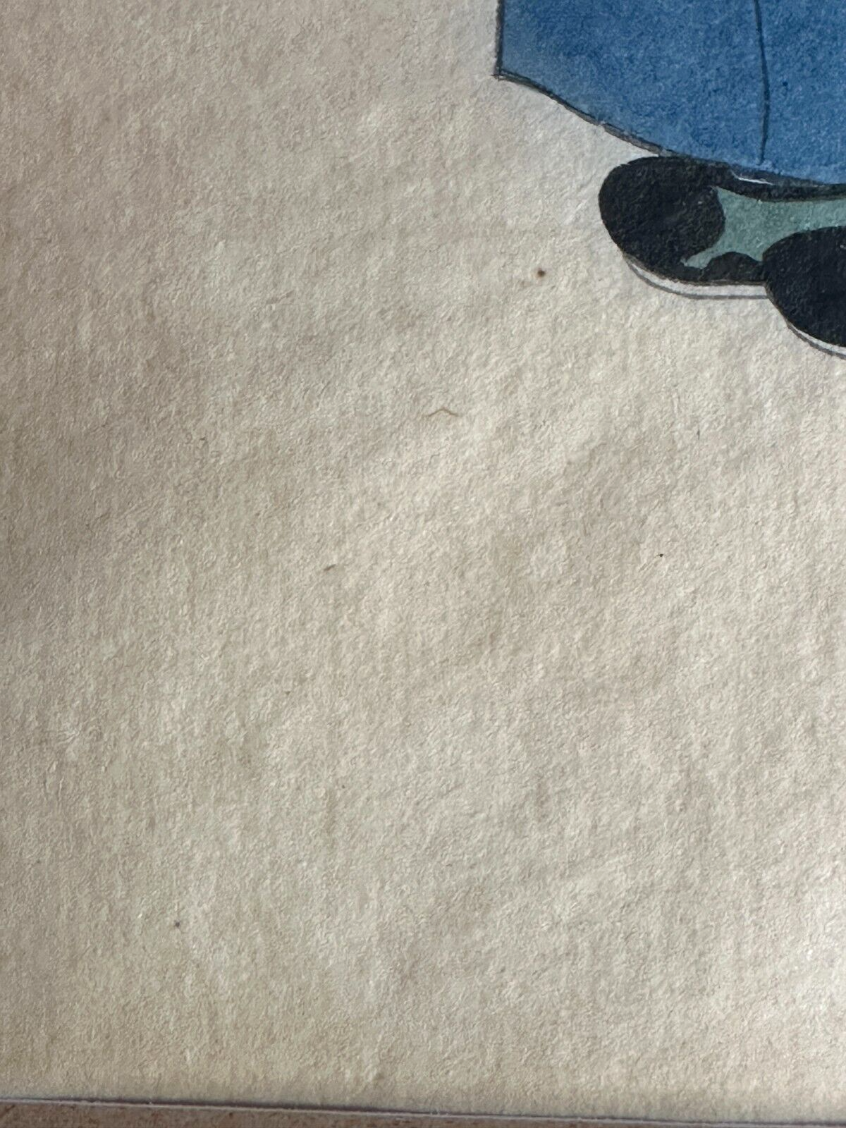 Chinesische Malerei - Markpapier mit Deckfarben - um 1900 - gerahmt hinter Glas9