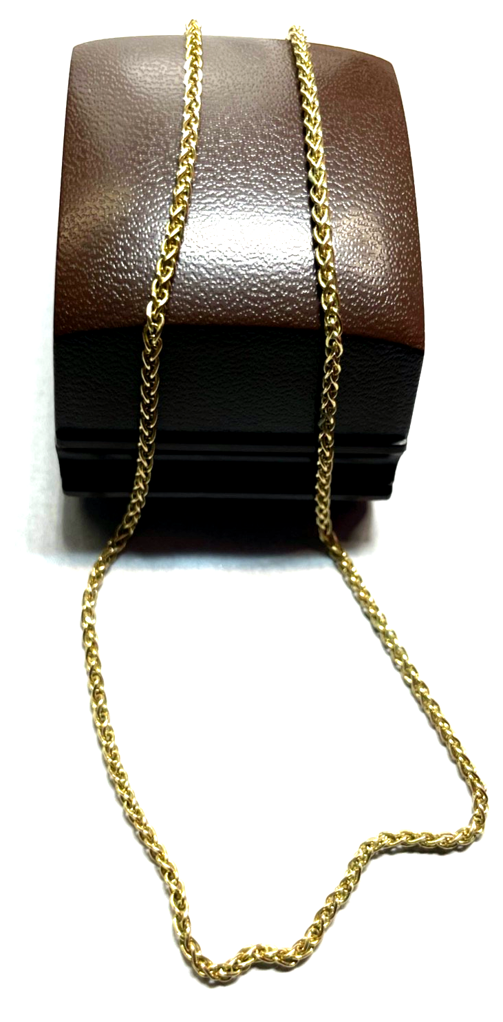333 Gold FBM Halskette Fuchsschwanz Kette Juwelier L 42 cm B 2mm unisex Juwelier0