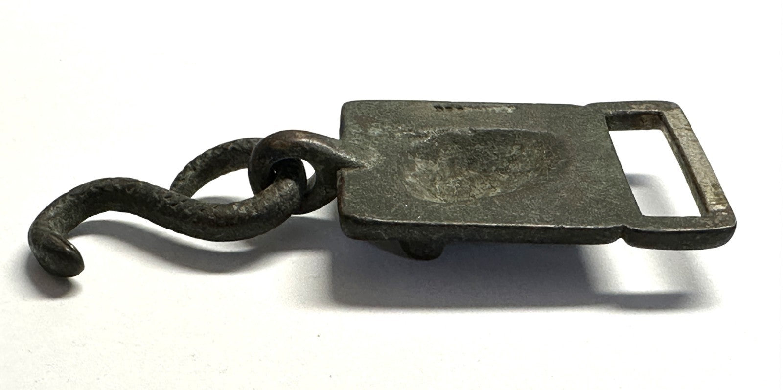 Zunft Gürtelhaken Fleischer/Metzger - Ochsenkopf - Messing/Bronze - um 19011