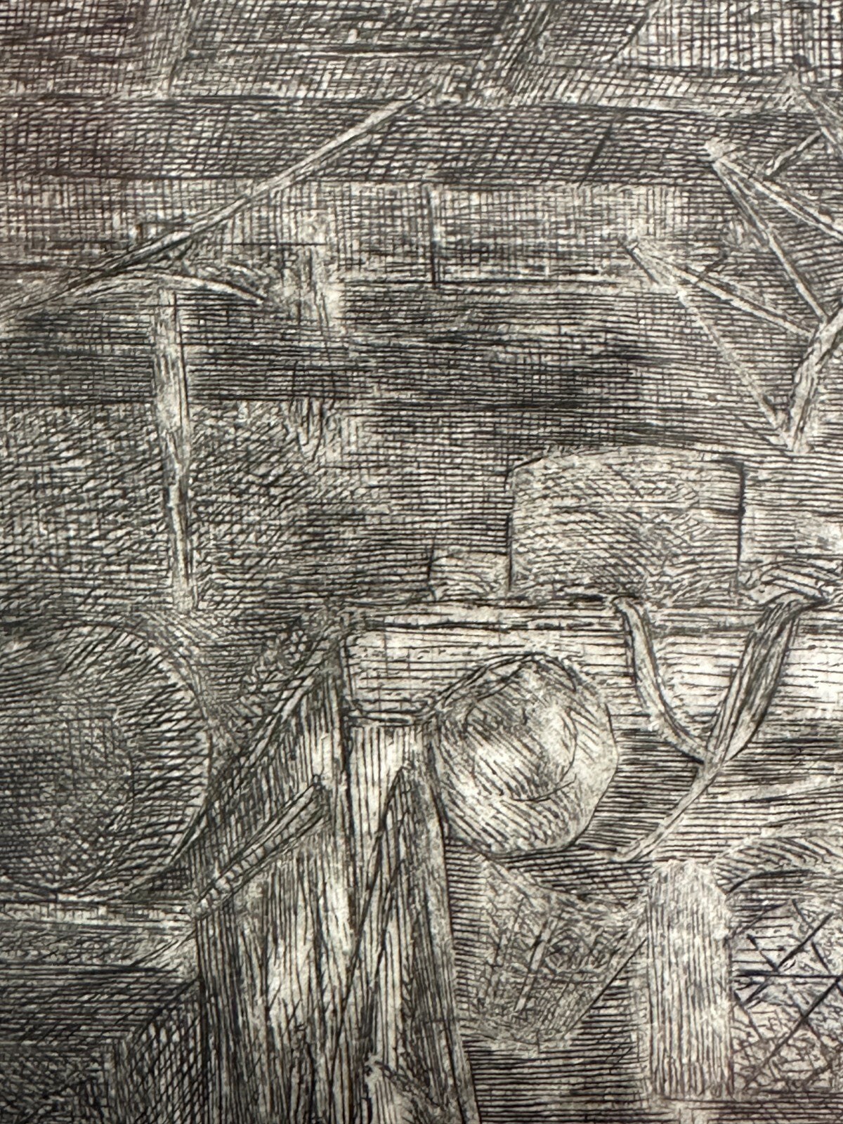 Adrian van Ostade - original Radierung - Familie 1647 - gerahmt - Passepartout8
