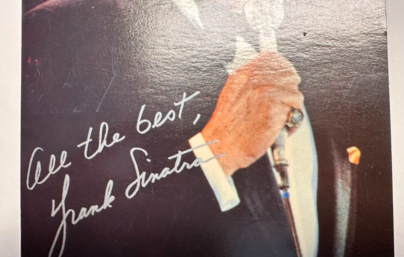 Original signierte Fotografie von Frank Sinatra – "Ol' Blue Eyes" - Autogramm6